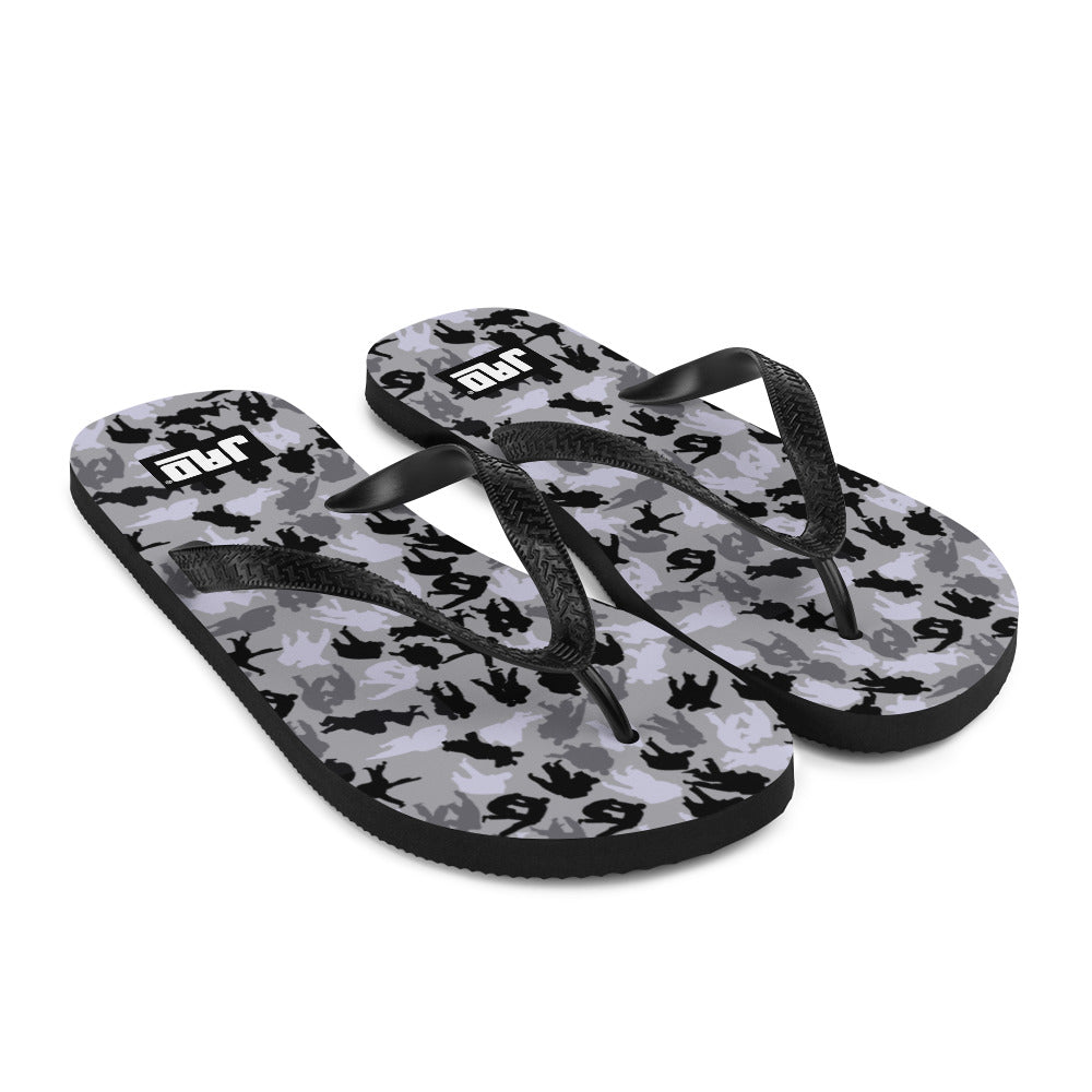 Flip-Flops "Throw Camouflage Black & White"