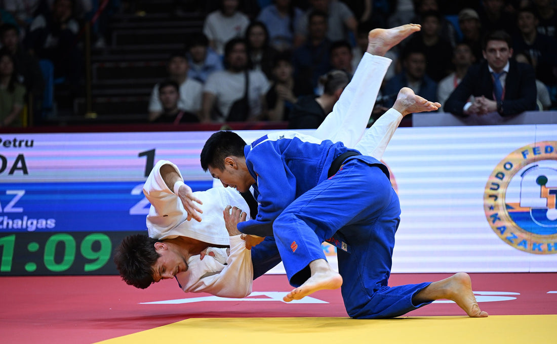 Kairolla ignites Astana with breakthrough -81 kg gold - Image: IJF / International Judo Federation