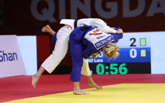 Lara Cvjetko Turns the Final Around for Another Qingdao Gold - Image: IJF / International Judo Federation