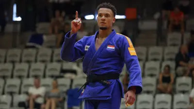 Joshua de Lange lands breakthrough Prague gold with sharp soto-maki-komi - Image: EJU / European Judo Union