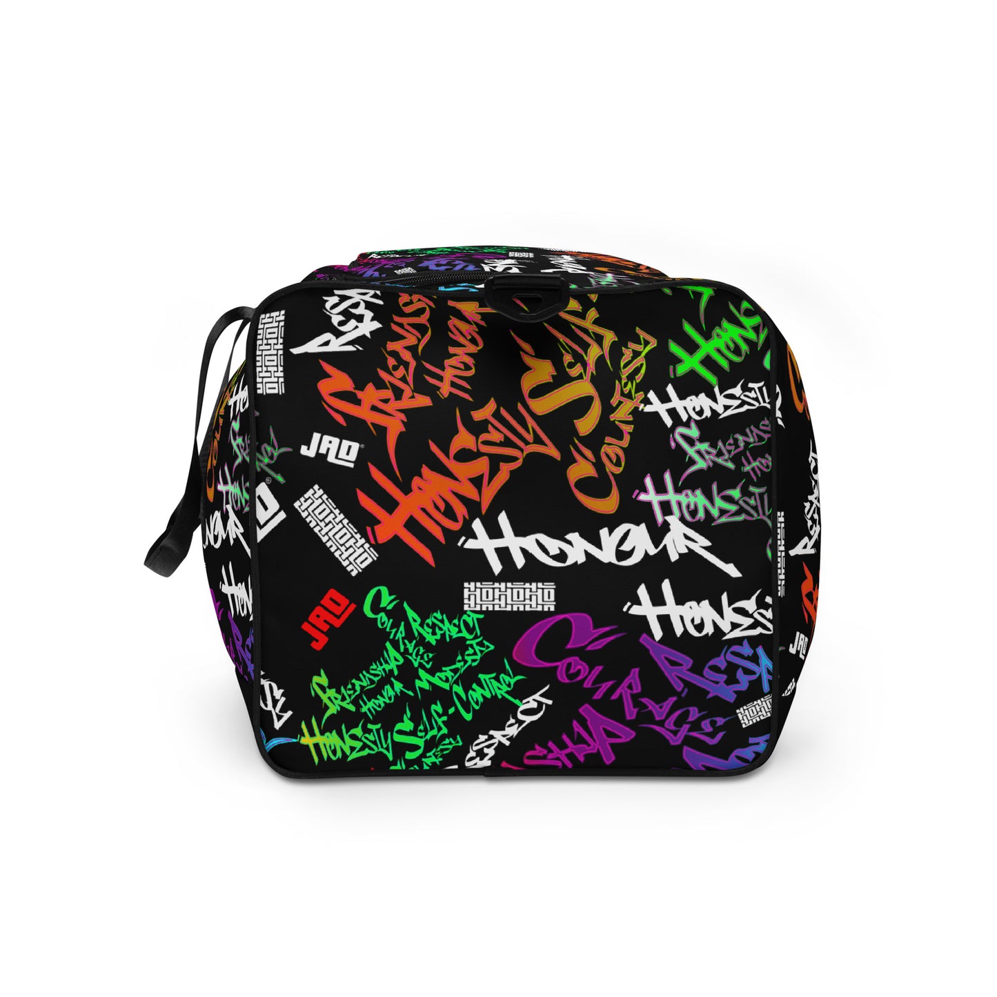 Duffle bag "Colorful Combat Values Graffiti Style"