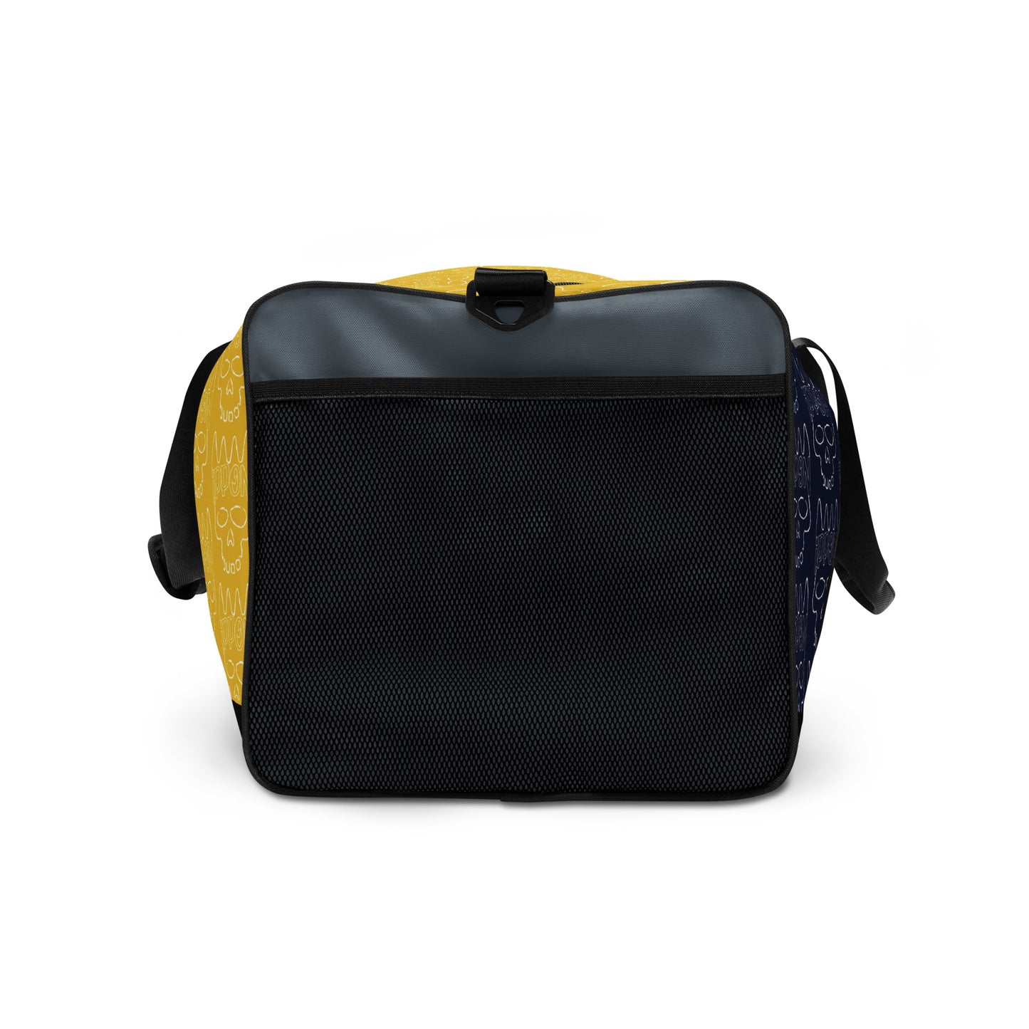 Duffle bag "Ippon Skull Blue Yellow"