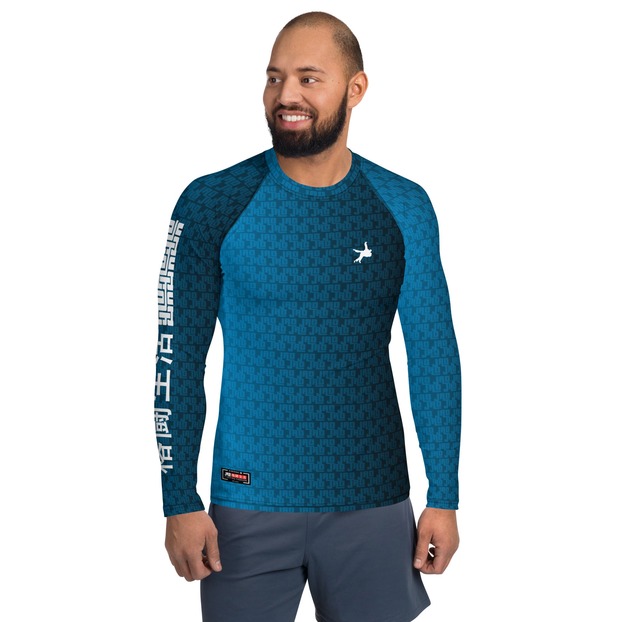 Jkd Rash Guard Ultimate Rash Guard 'Shadow Fighter Blue' | JAD® – JADSports