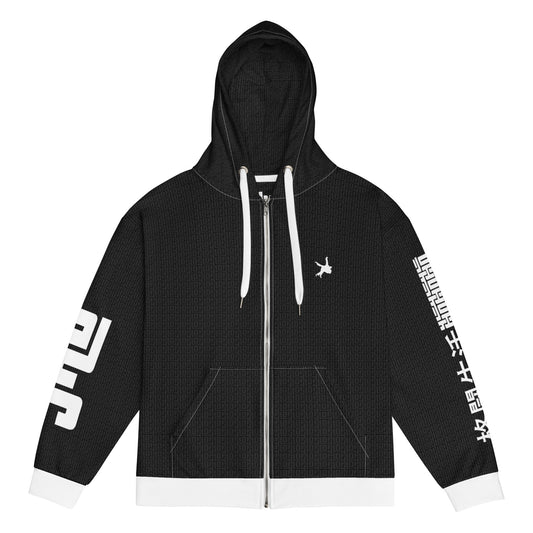 Zip Hoodie 'Black Pattern' | JAD®