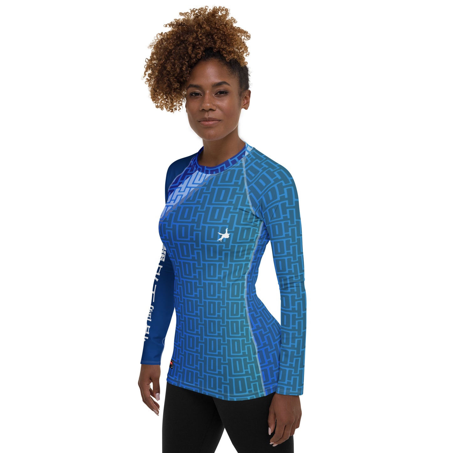 Ultimate Frauen Rash Guard 'Blue Fighting Lifestyle' | JAD®