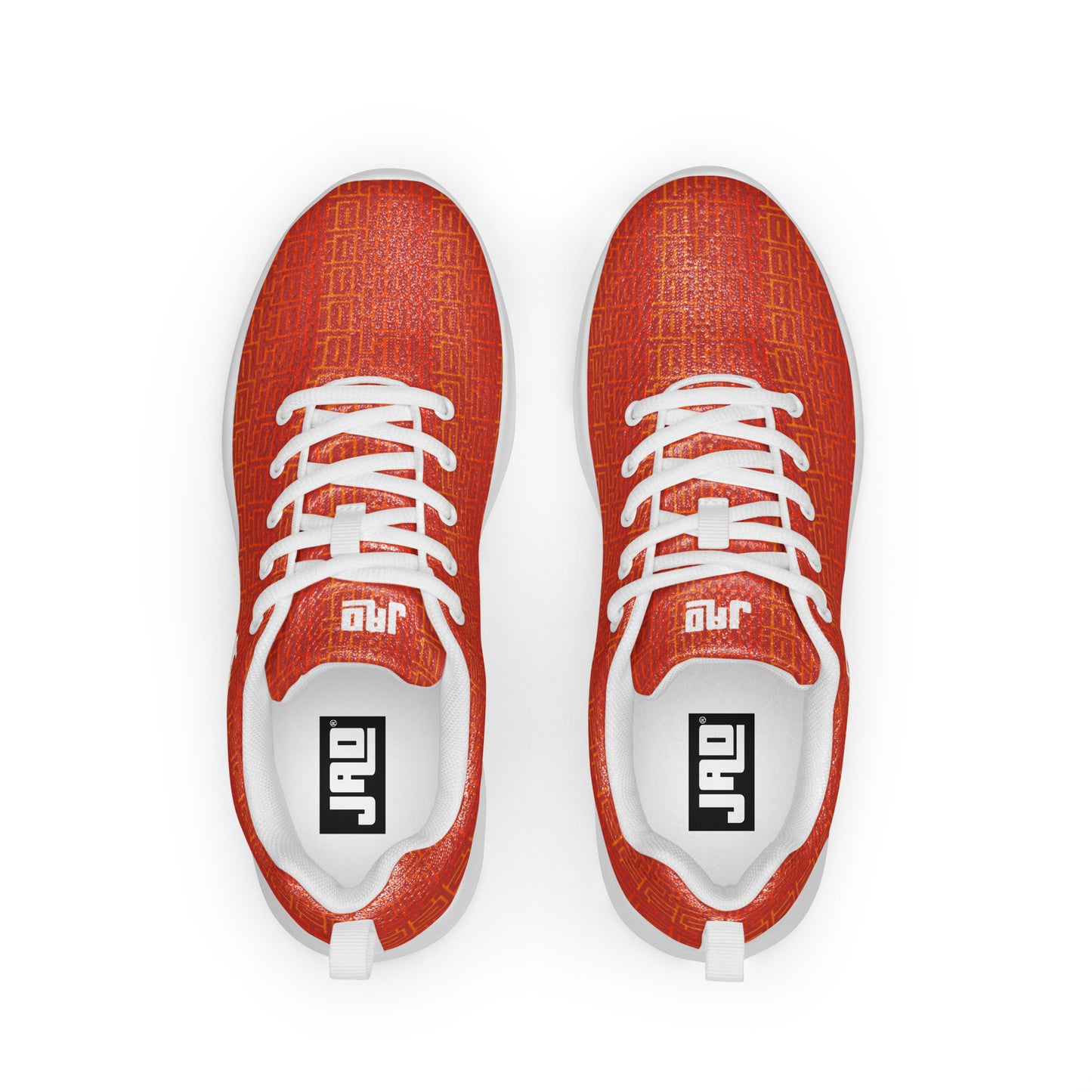 Men’s athletic shoes "Fresh Orange JAD Pattern"