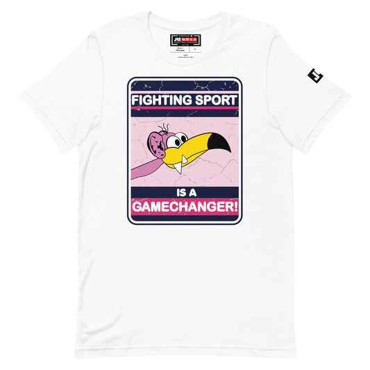 T-Shirt 'Flamingo - Fighting Sport is a Gamechanger' | JAD®