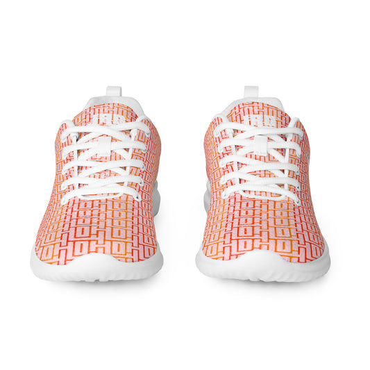 Women’s athletic shoes "Fresh Orange JAD Pattern"