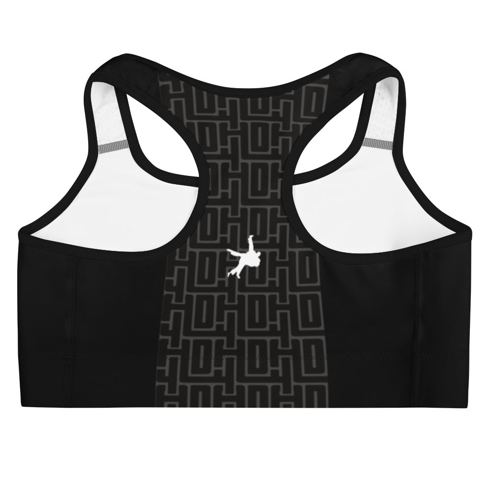 Sports bra "Black JAD fighting Style"