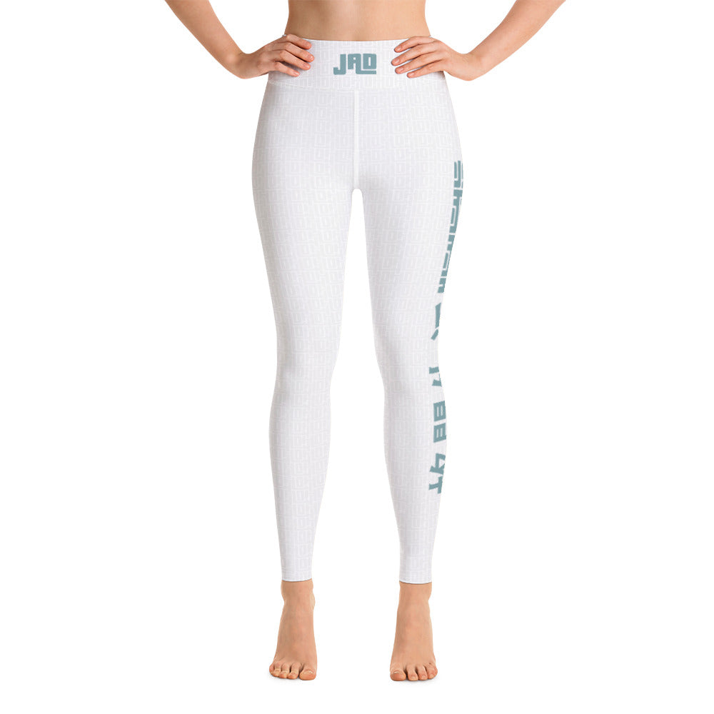 Leggings "White JAD Fighting Lifestyle"