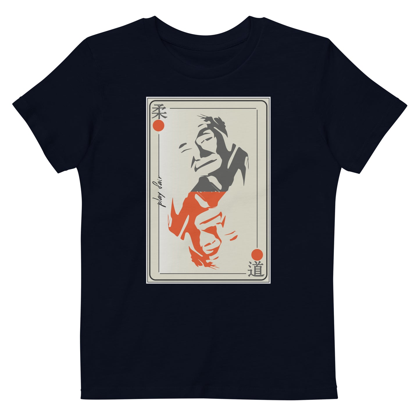 Kids T-Shirt 3-14 years "Jigoro Kano Cardplay"