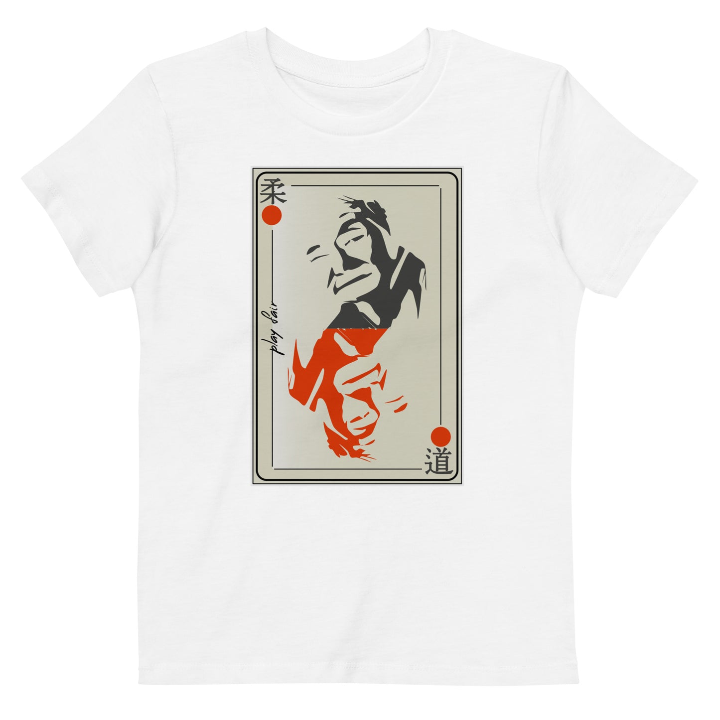 Kids T-Shirt 3-14 years "Jigoro Kano Cardplay"