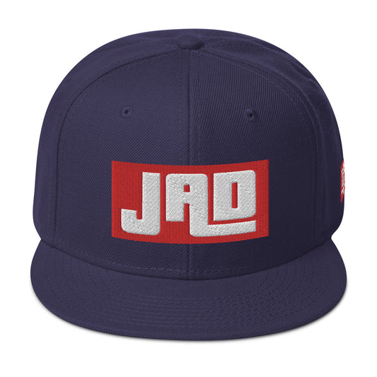 Otto Cap "JAD Label Respect Navy" Flat Stick