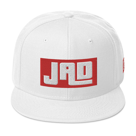 Otto Cap "JAD Label Respect White" Flat Stick