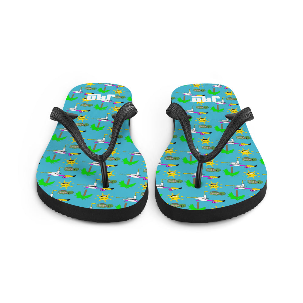 Flip-Flops "Funny Judo Flamingo"