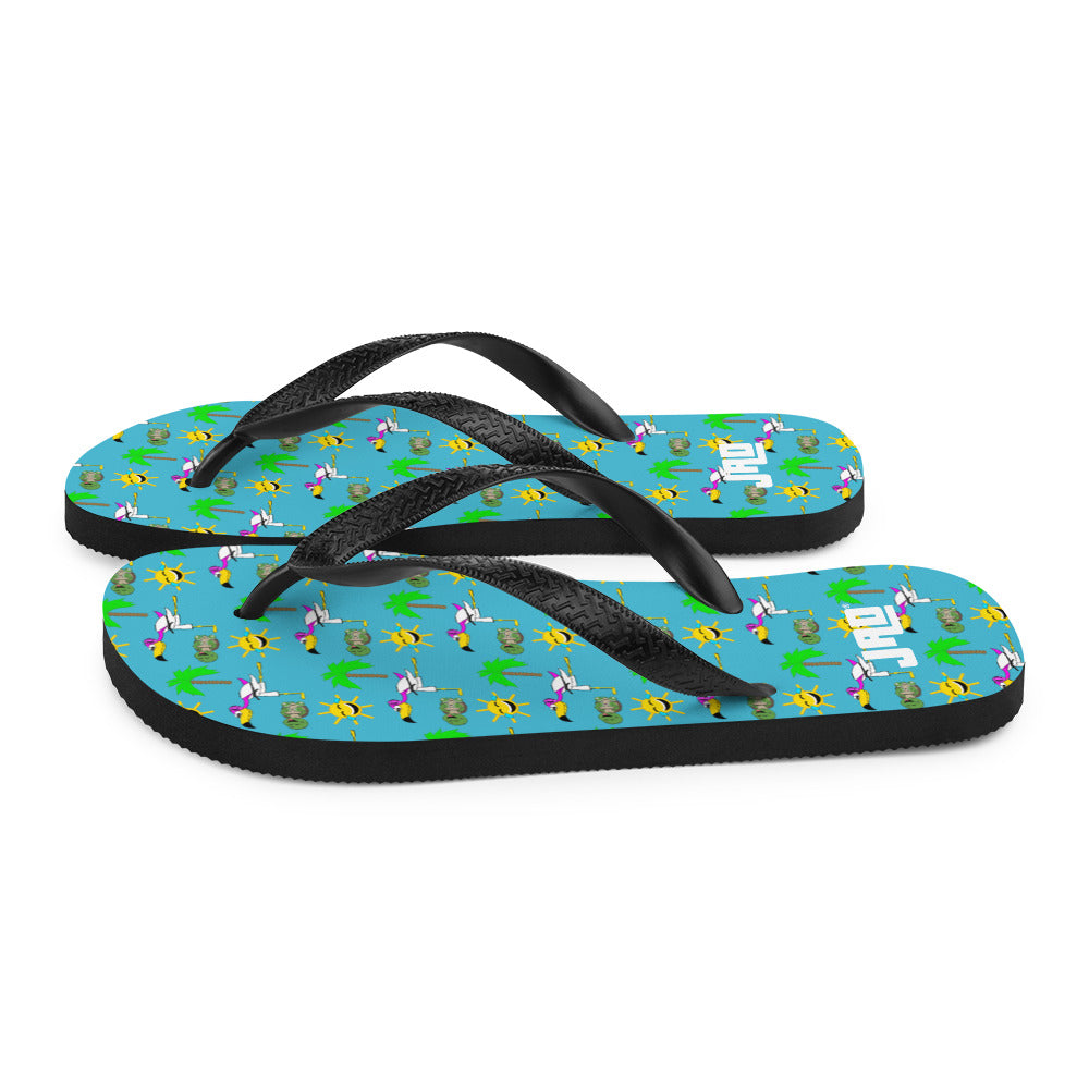 Flip-Flops "Funny Judo Flamingo"